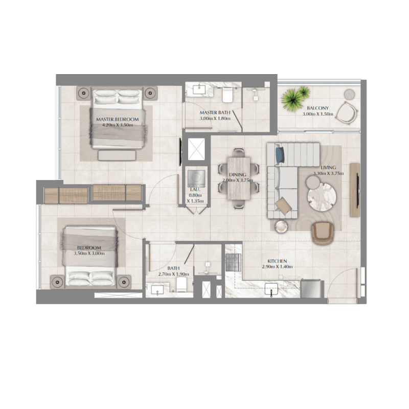 2 BR