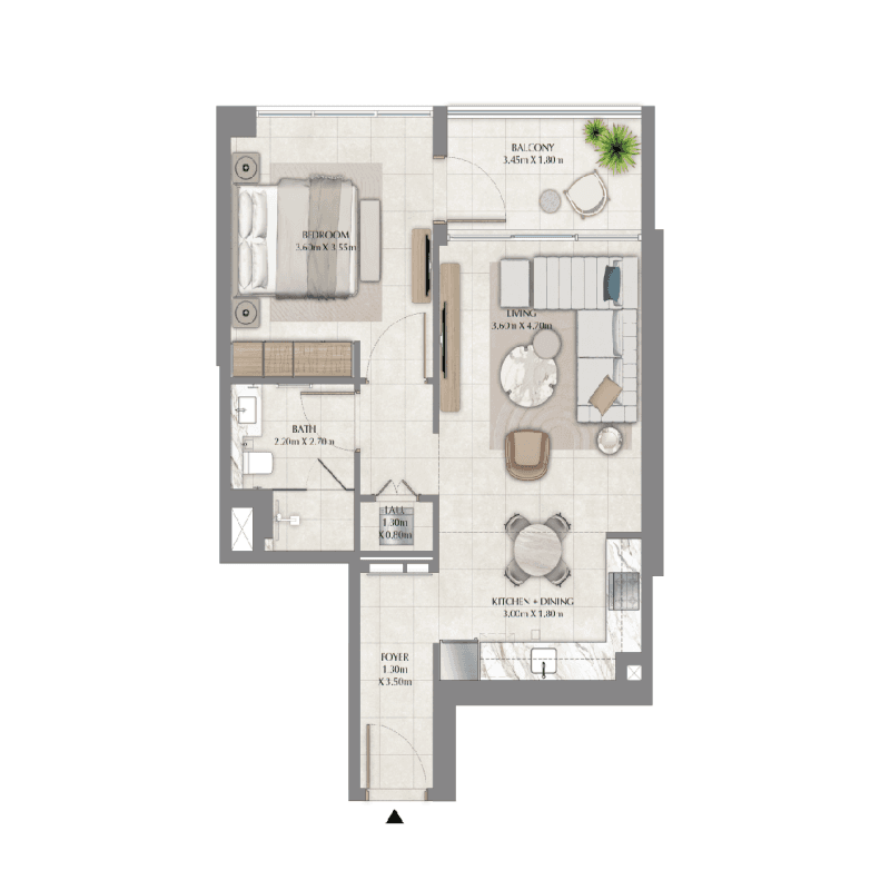 1 BR
