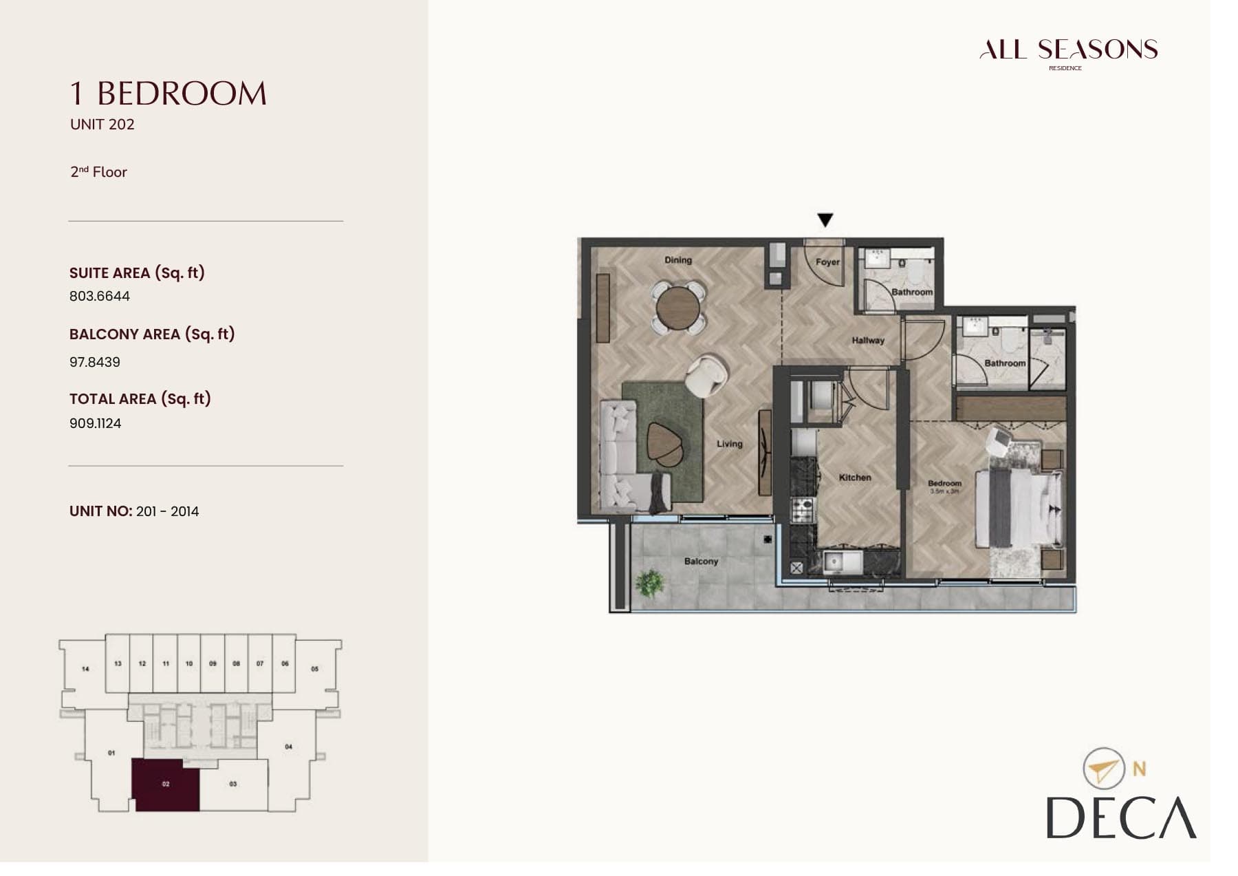 1 BR