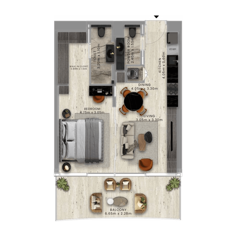 1 BR