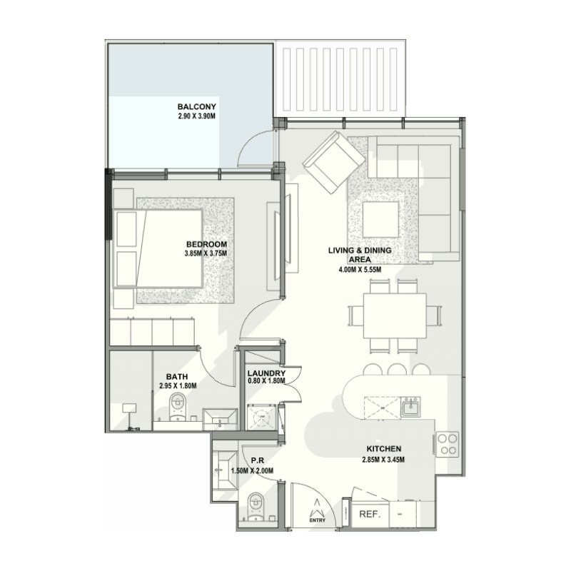 1 BR