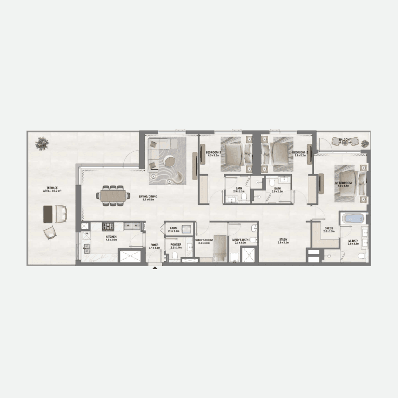 3 BR