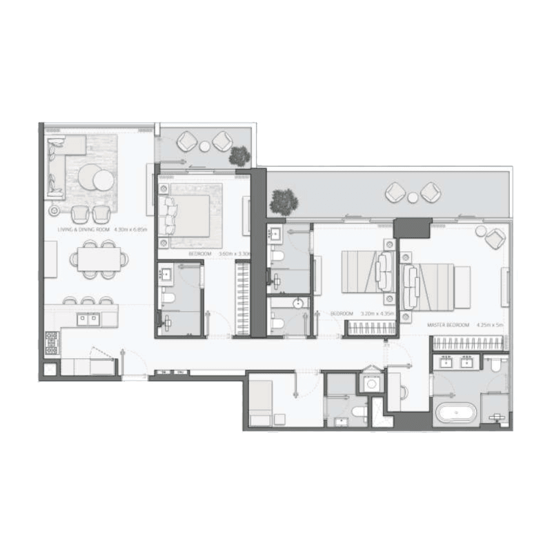 3 BR