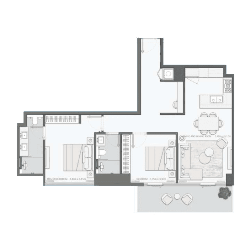 2 BR