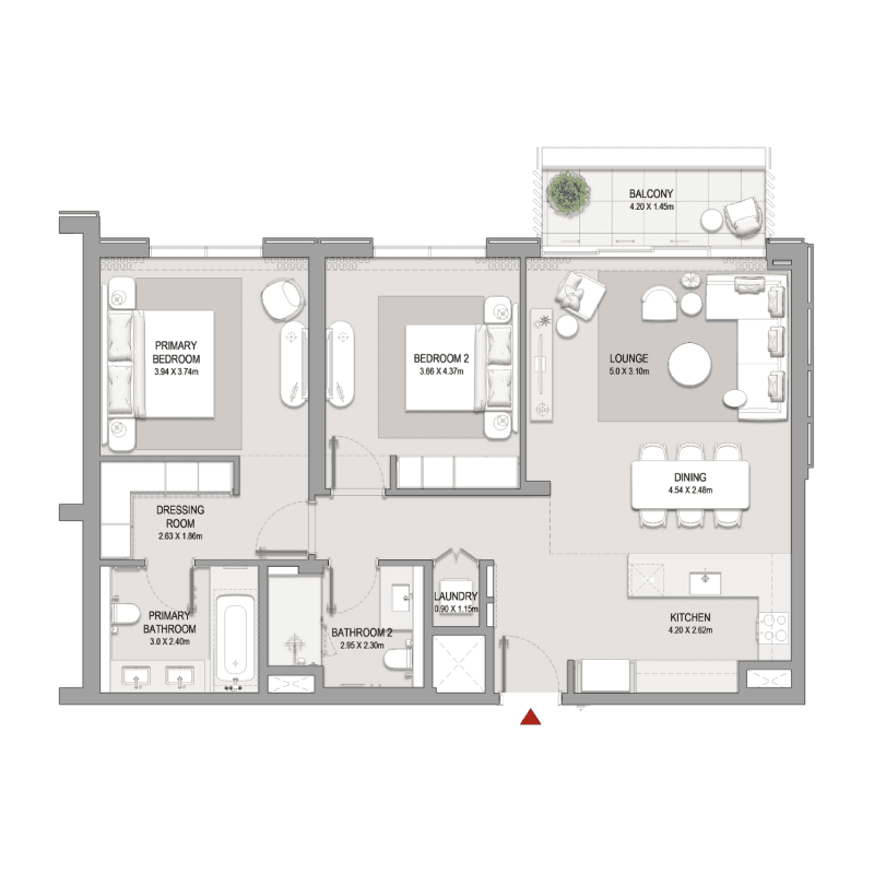 2 BR