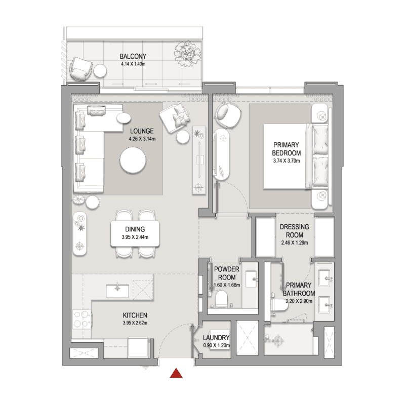 1 BR