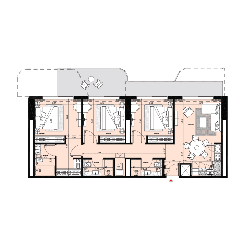 3 BR