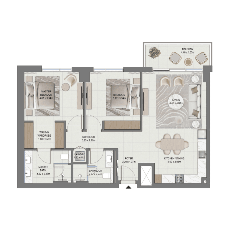 2 BR