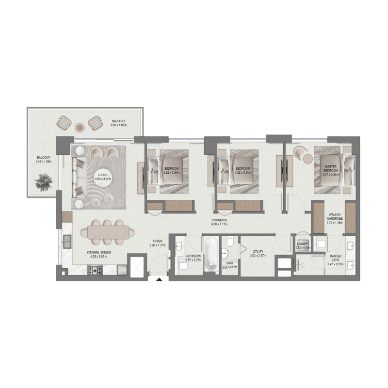 3 BR