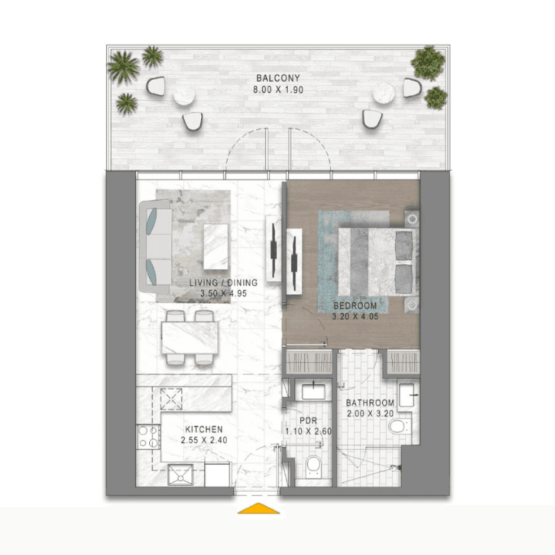 1 BR