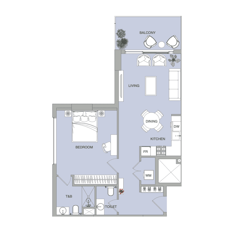 1 BR