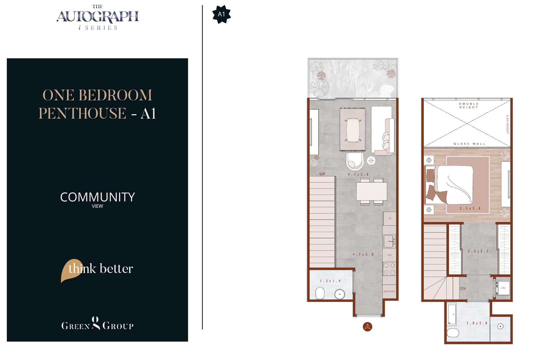 1 BR