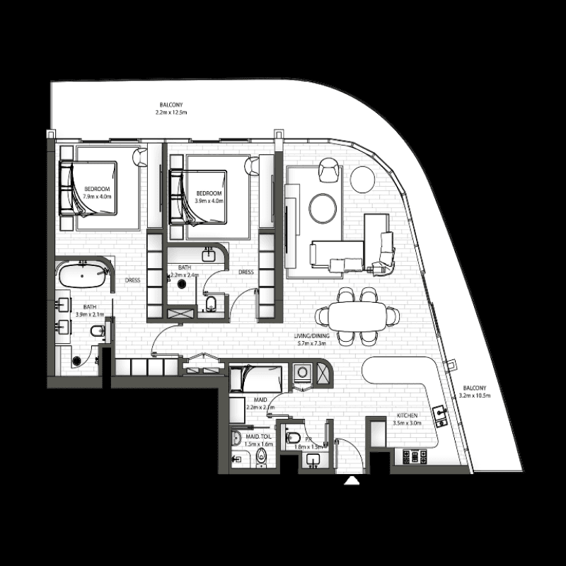 2 BR