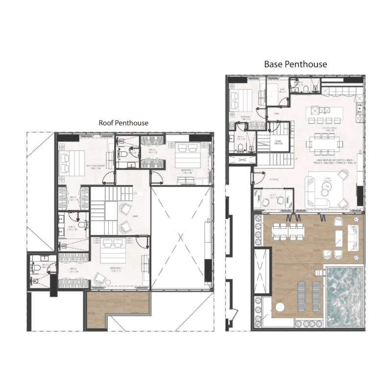 4 BR Penthouse