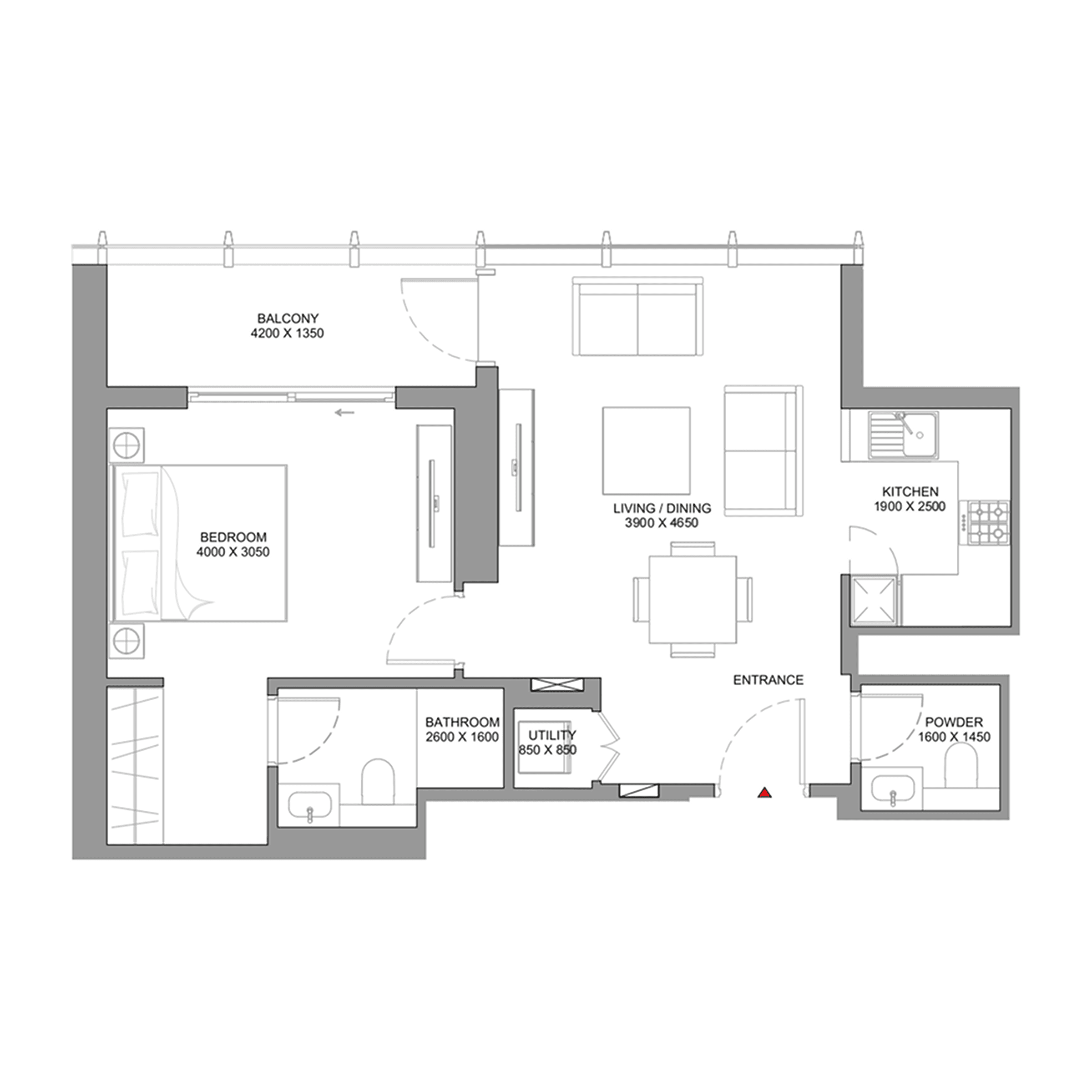 1 BR