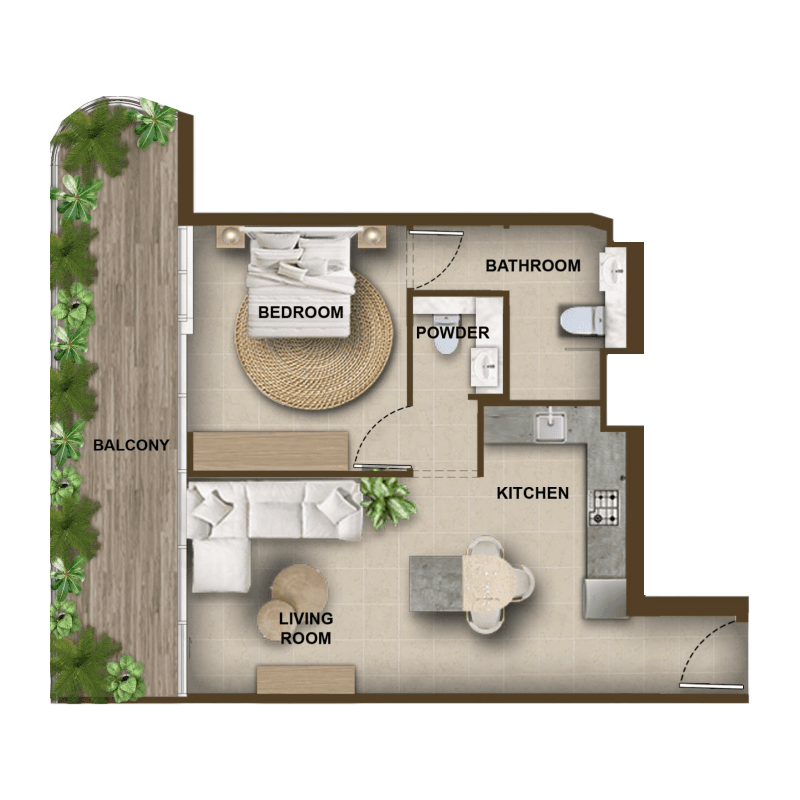 1 BR
