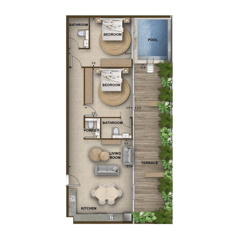 2 BR