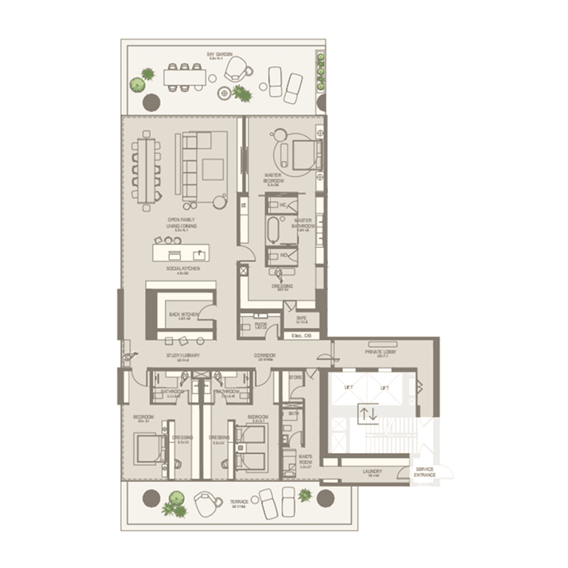 3 BR