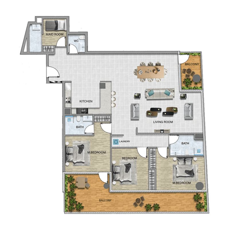 3 BR