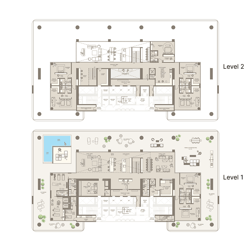 6 BR Sky Mansion