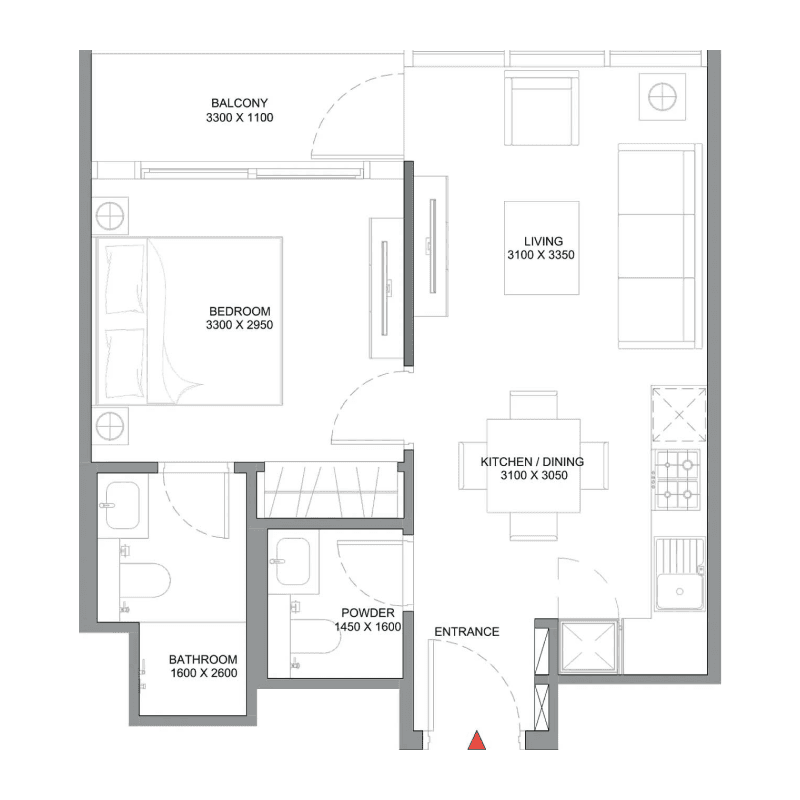 1 BR