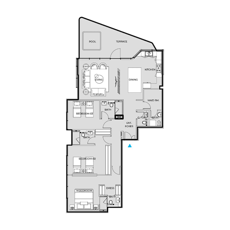 3 BR