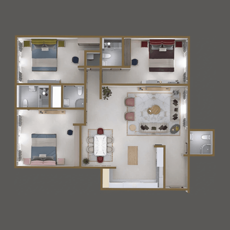 3 BR