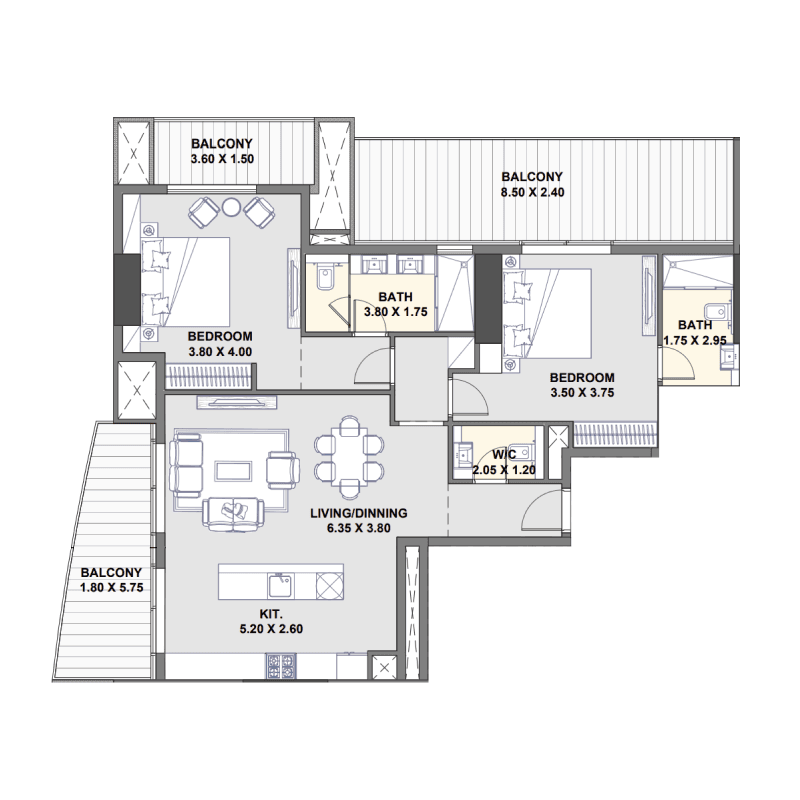 2 BR