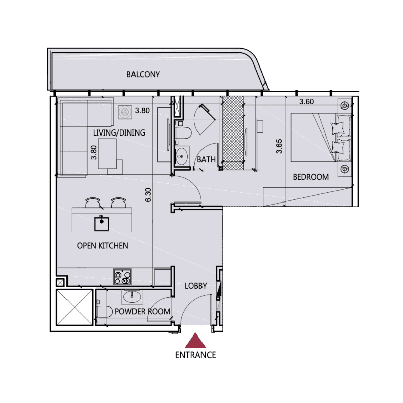 1 BR