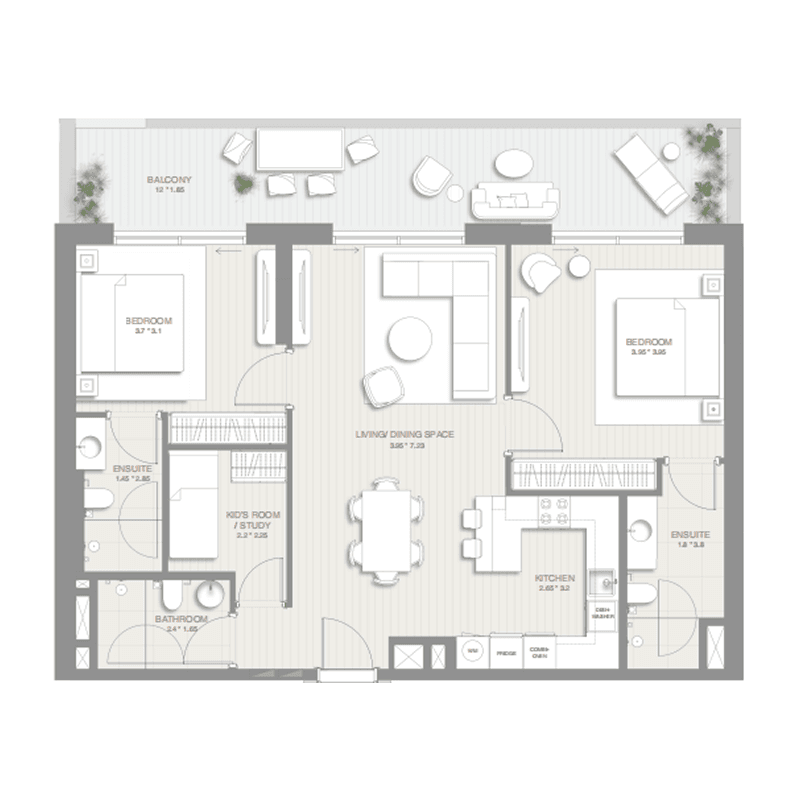 2 BR