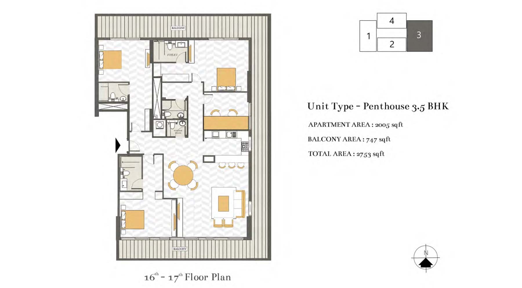 3 BR