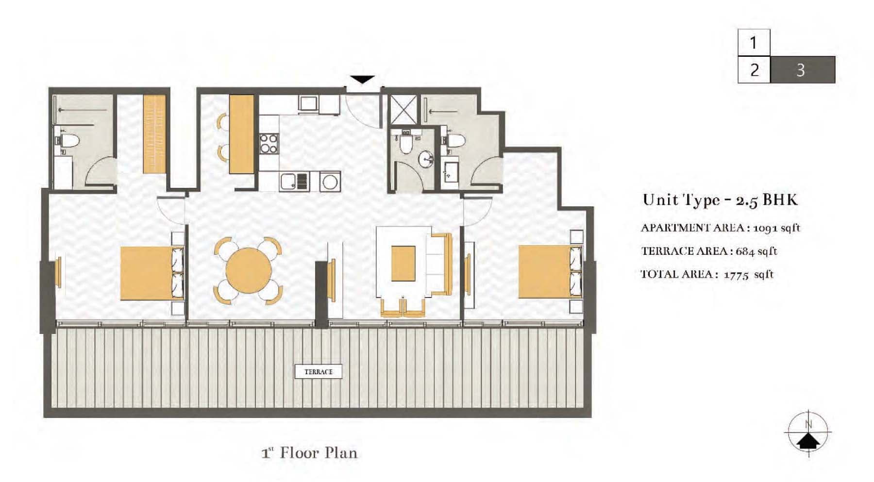 2 BR