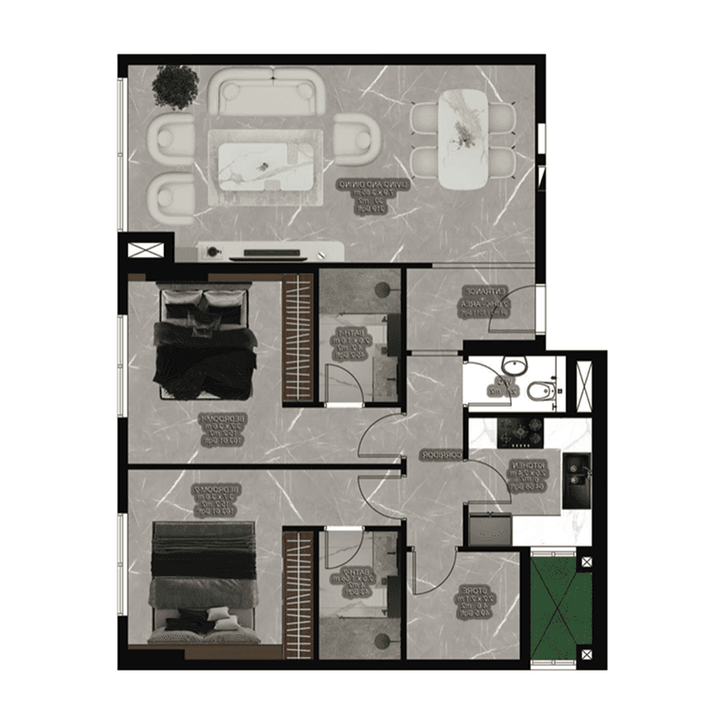 2 BR