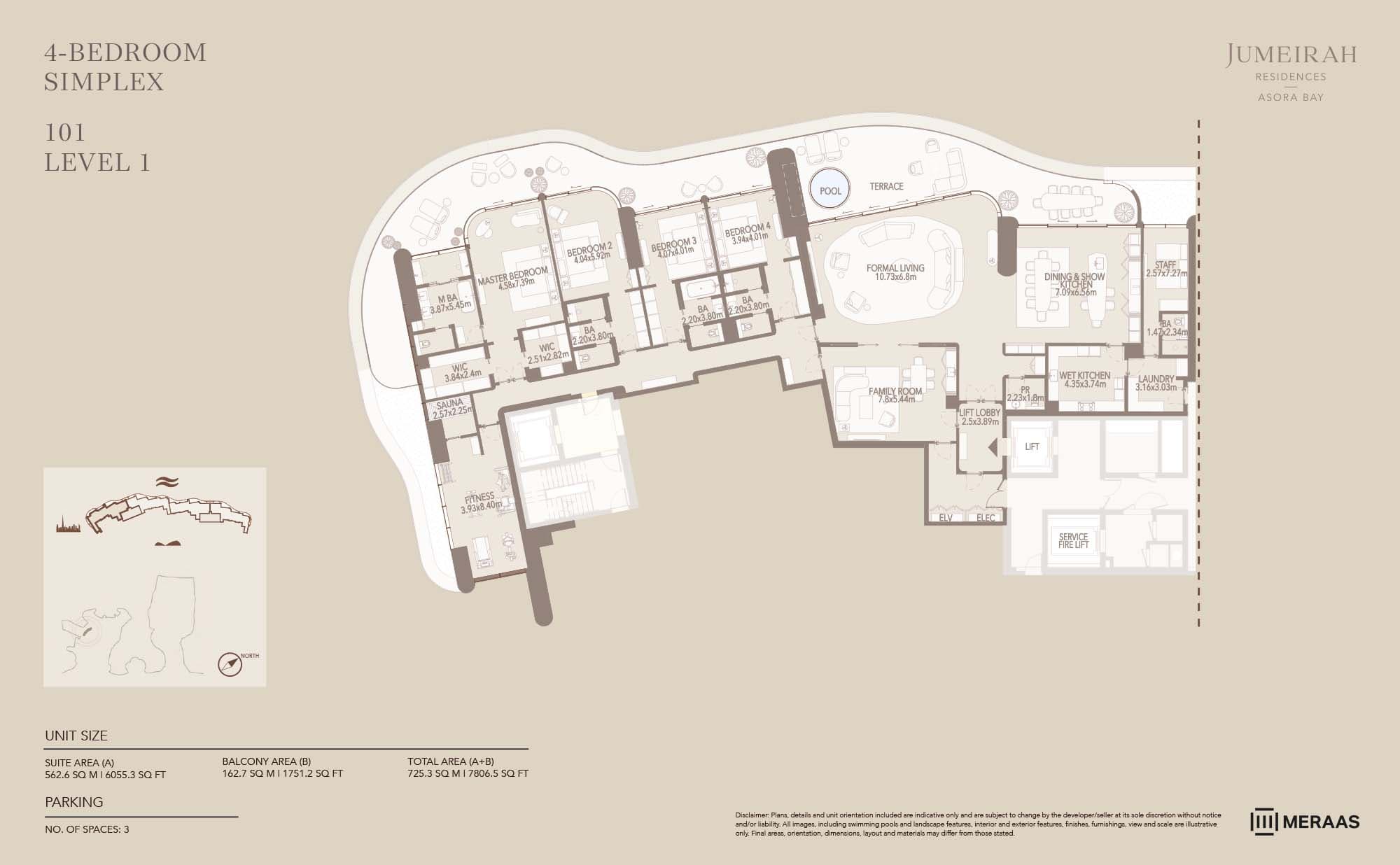 4 BR + Pool