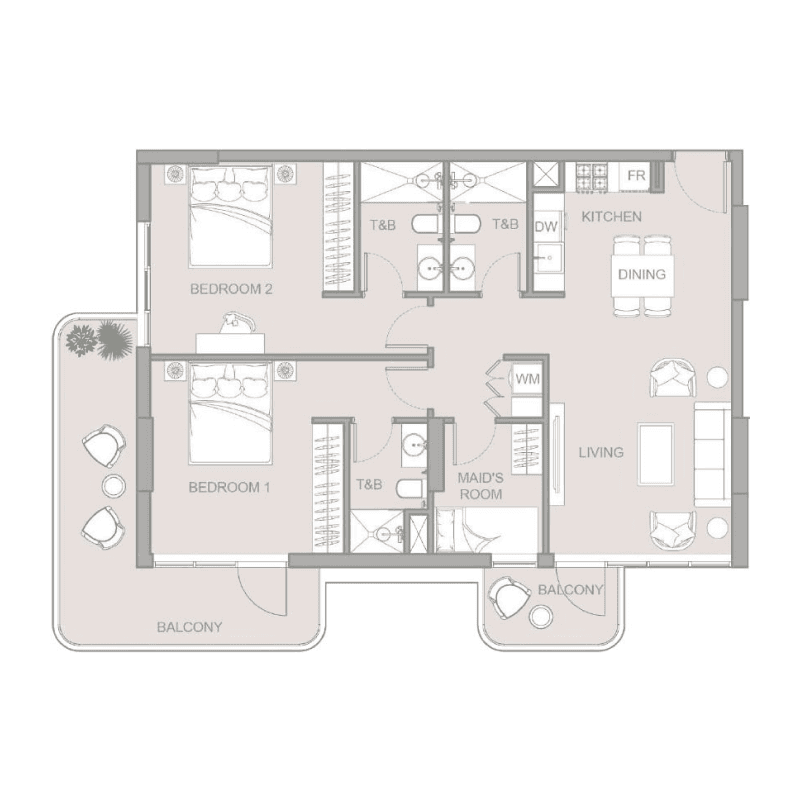 2 BR