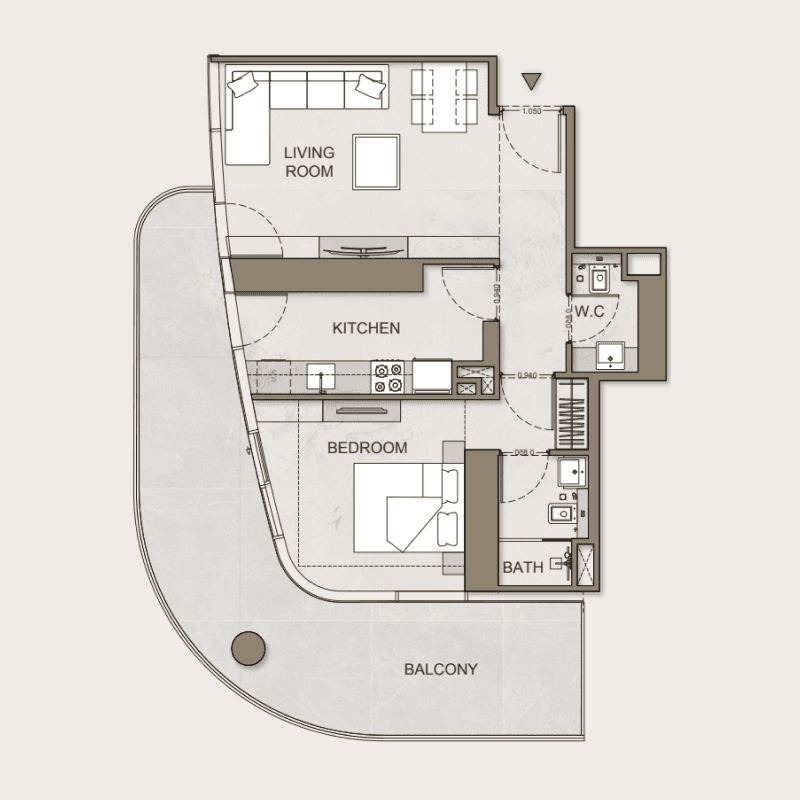 1 BR