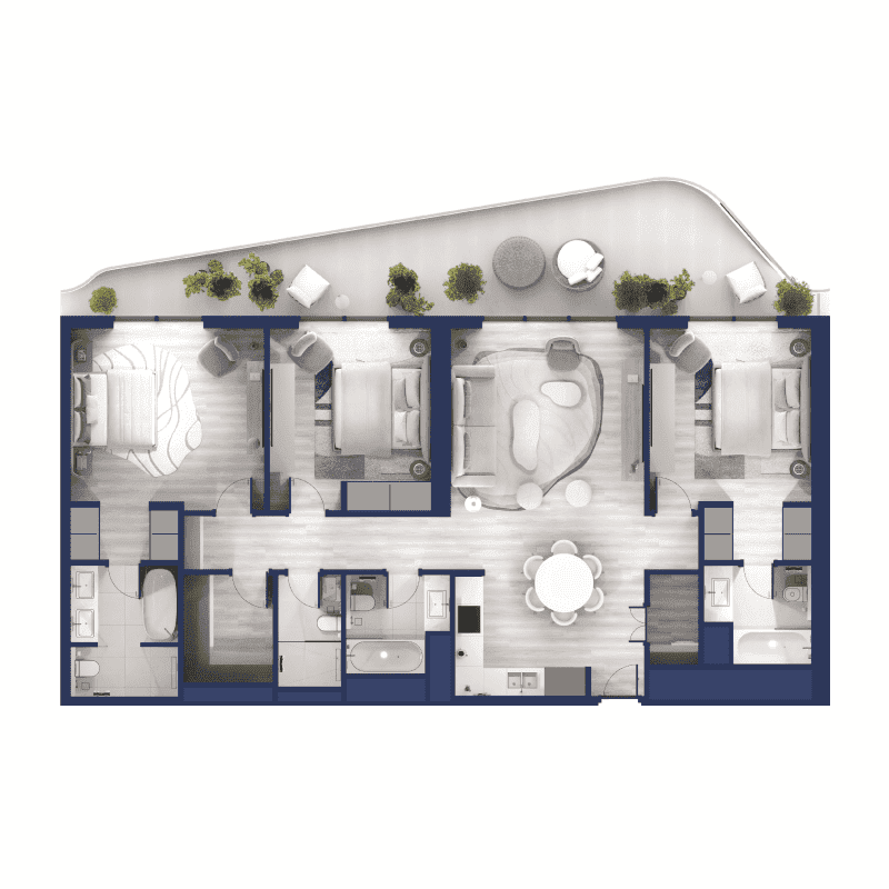 3 BR