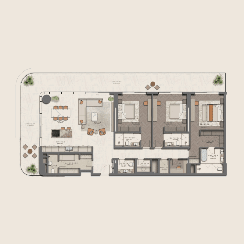 3 BR