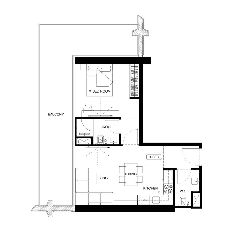1 BR