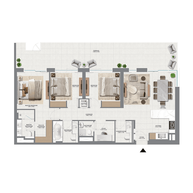 3 BR