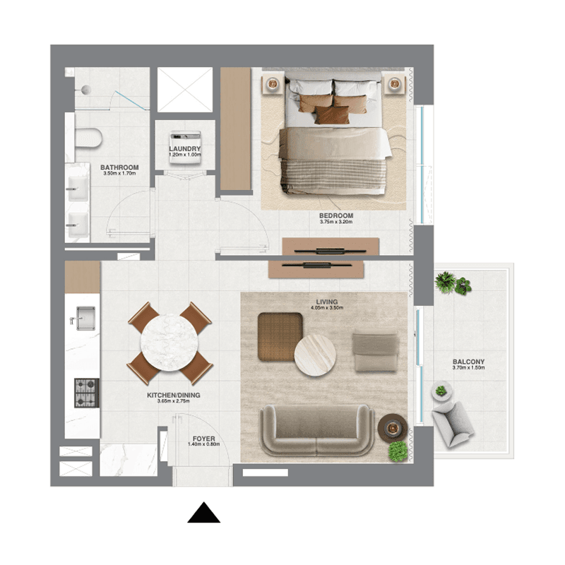 1 BR
