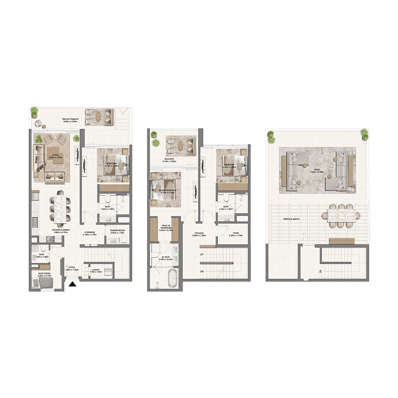 3 BR Townhouse