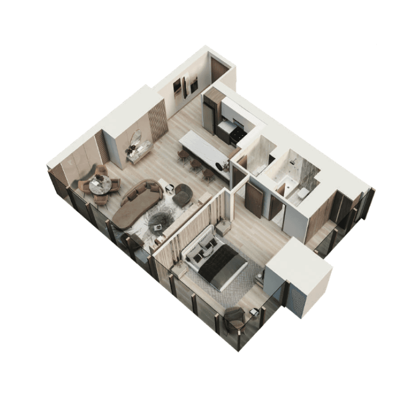 1 BR