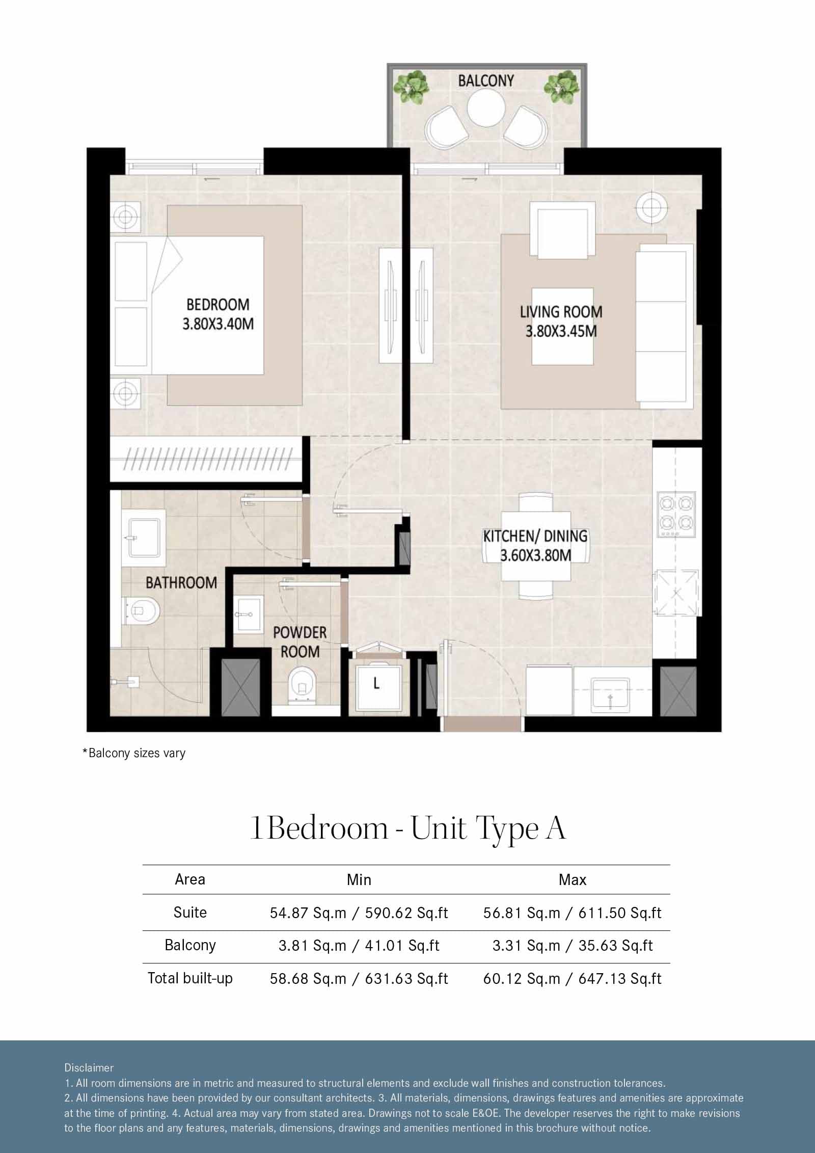 1 BR