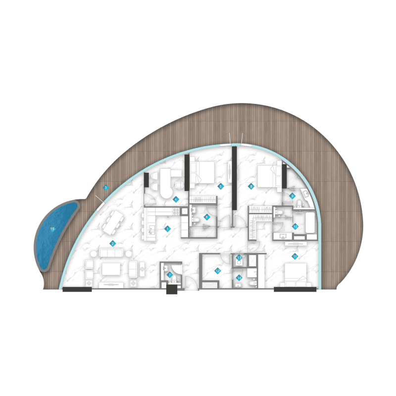 3 BR