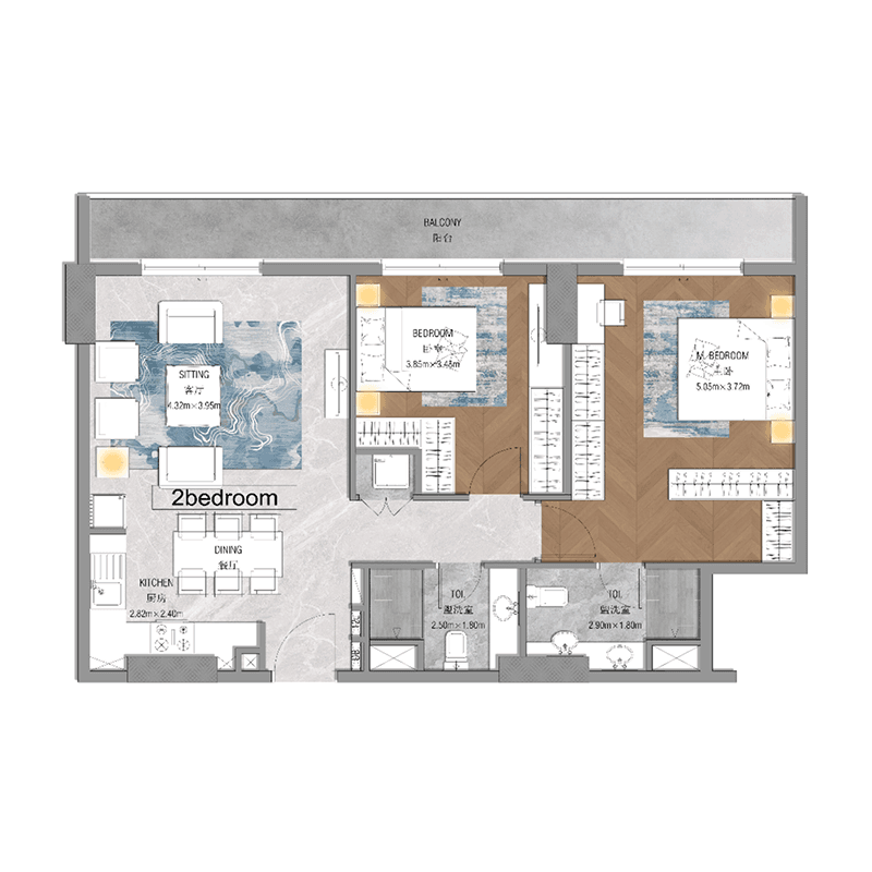 2 BR