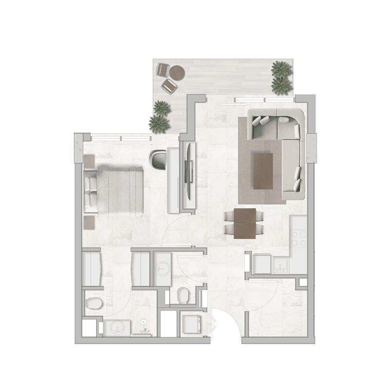 1 BR