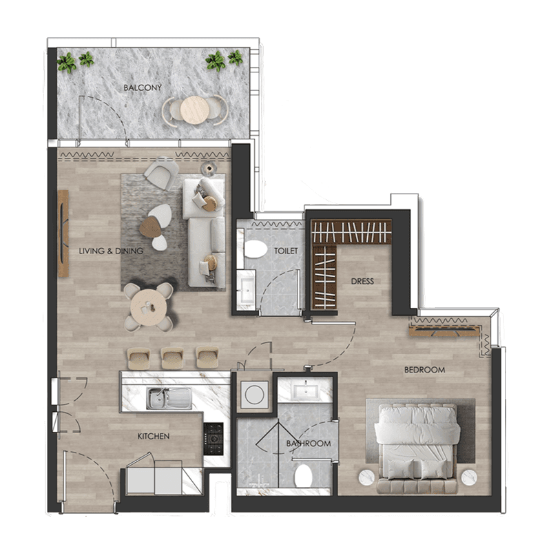 1 BR