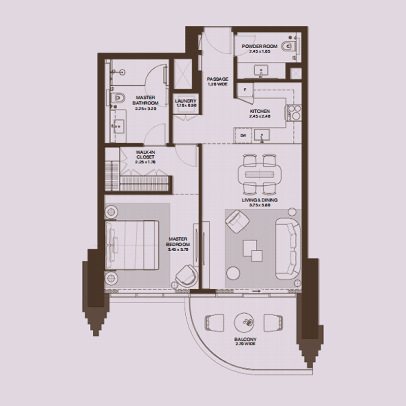 1 BR