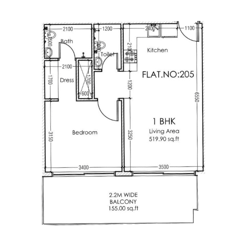 1 BR